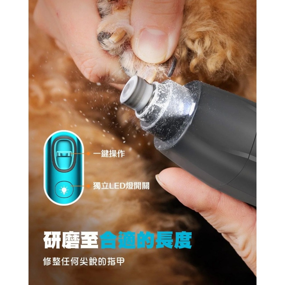 【會員優惠】Oneisall🔥4合1多功能寵物美容修剪套裝｜修毛🔸打磨🔸超靜音補光燈📢譽的生活美食舖📌2601-細節圖6