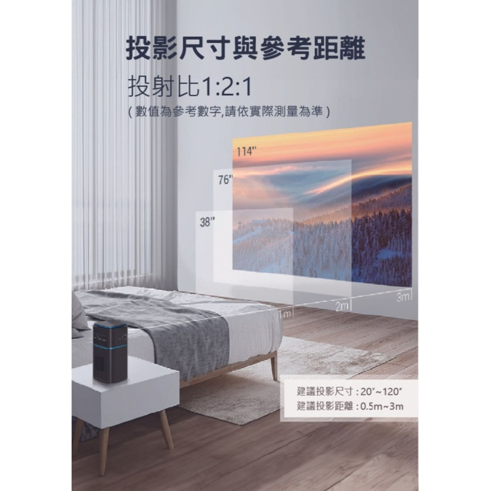 【會員優惠】WONDERMAX🔥AP1 Cube Proｘ巧攜式智慧投影機｜WI-FI📢譽的生活美食舖 📌2602-細節圖4