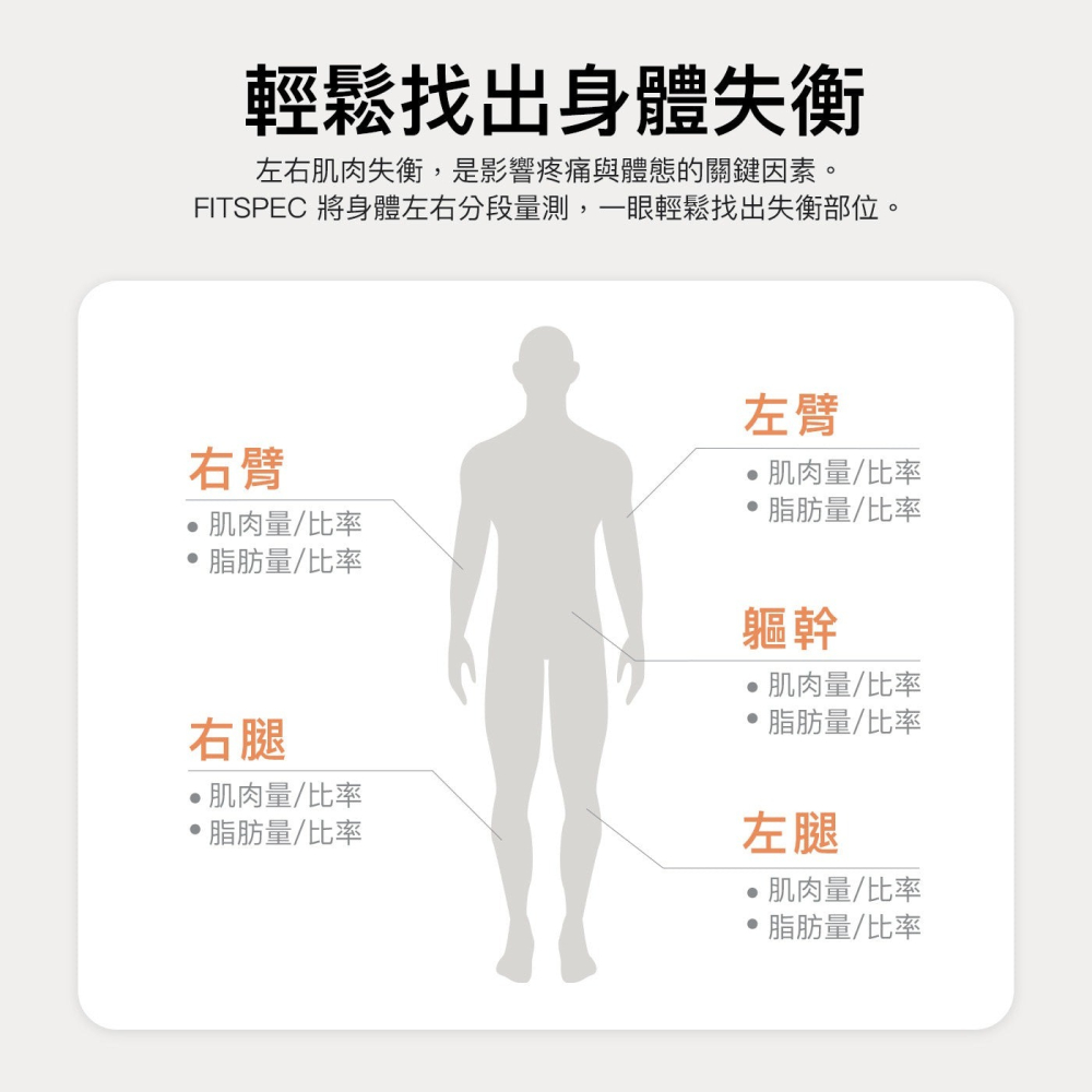 【會員優惠】WONDERCORE🔥FitSpecｘ身體組成分析儀｜體重🔸體脂🔸肌肉📢譽的生活美食舖 📌2602-細節圖6