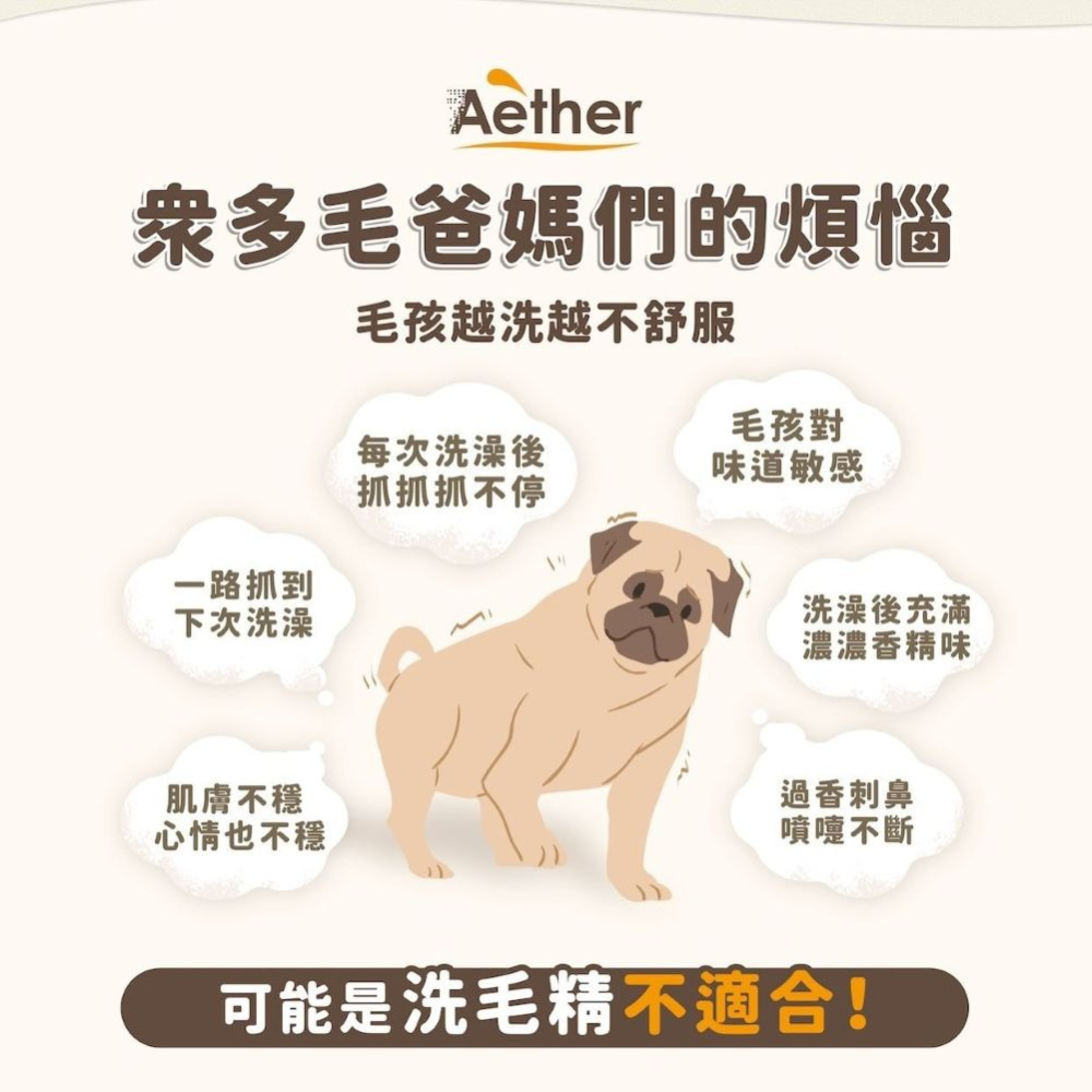 【會員優惠】Aether 依鈦抗菌專家🔥寵物抗菌洗毛精｜溫和保濕🔸抑菌消臭📢譽的生活美食舖 📌26/02-細節圖2