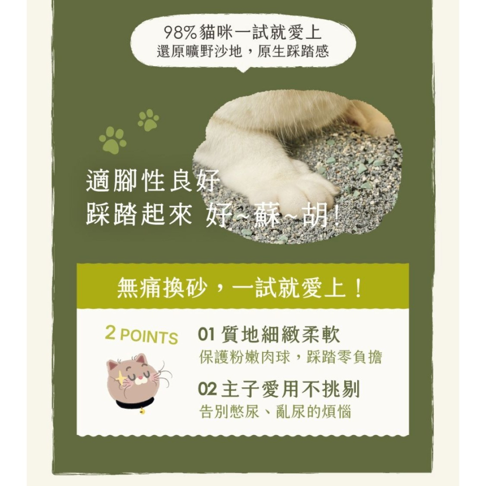 【會員優惠】草恩貓砂🔥Catchｘ淨礦砂｜瞬凝🔸鎖臭🔸低粉塵🔸活性碳🔸綠沸石📢譽的生活美食舖 📌26/03-細節圖9