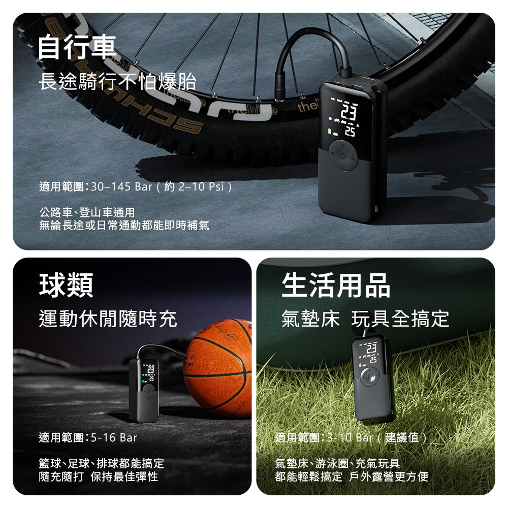 【會員優惠】grantclassic🔥AERUX Pro 充容不迫ｘ智慧打氣機｜偵測📢譽的生活美食舖📌26/04-細節圖5