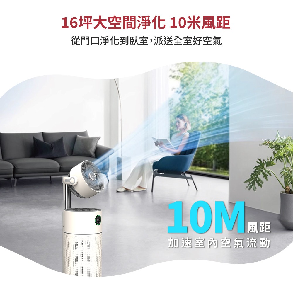 【會員優惠】DIKE🔥HCF630ｘ360° HEPA14空氣循環二合一抗敏清淨機📢譽的生活美食舖📌26/04-細節圖9