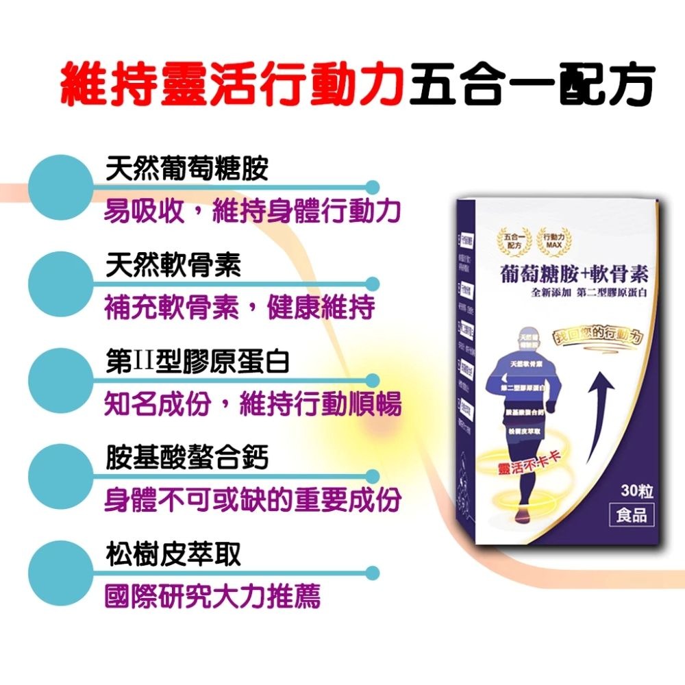 【會員優惠】薇爾艾伯🔥葡萄糖胺＋軟骨素｜貓爪藤🔸松樹皮🔸膠原蛋白🔸鳳梨酵素📢譽的生活美食舖📌26/05-細節圖4