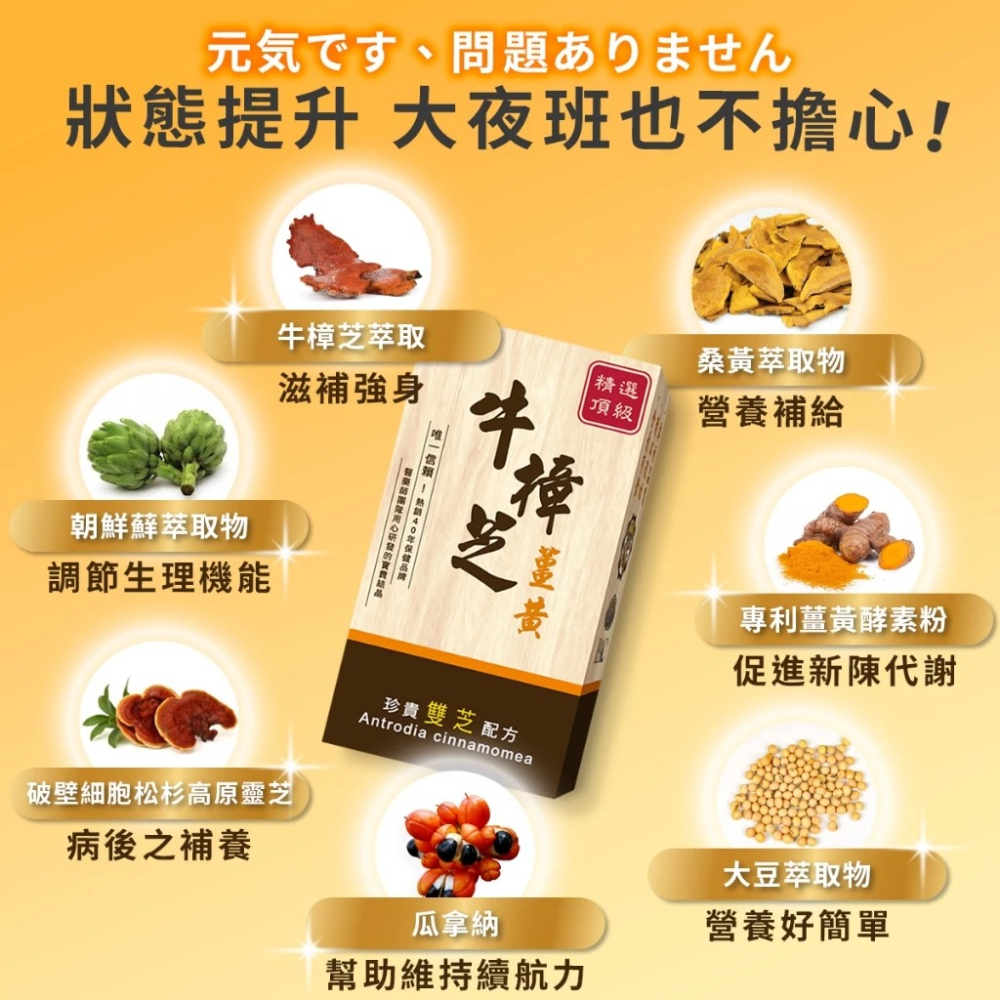 【會員優惠】薇爾艾伯🔥牛樟芝薑黃｜桑黃🔸大豆🔸瓜拿納🔸靈芝🔸酵素🔸朝鮮薊📢譽的生活美食舖📌26/05-細節圖4