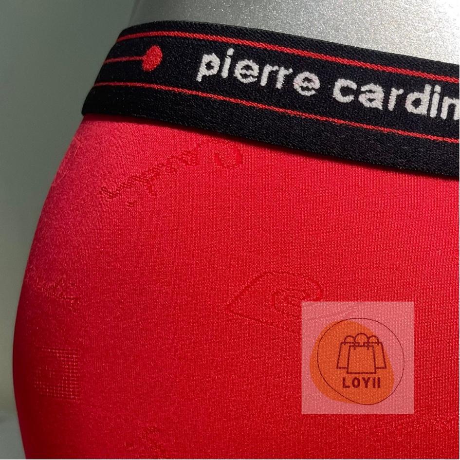 ｛樂藝 LOYII｝Pierre Cardin 皮爾卡登 萊卡琱絲低腰平口褲-細節圖2