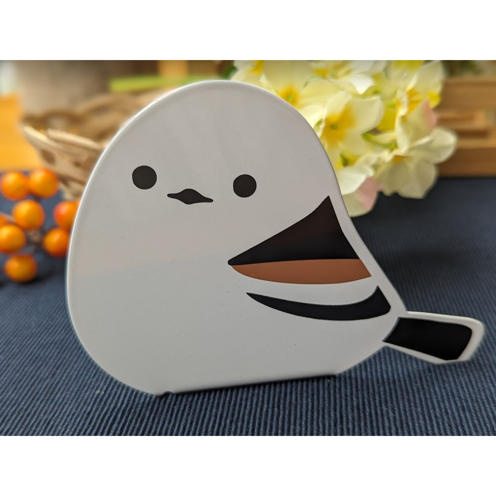 日日代行  山雀系列 雪國精靈 長尾山雀 書檔架 兩款-細節圖2