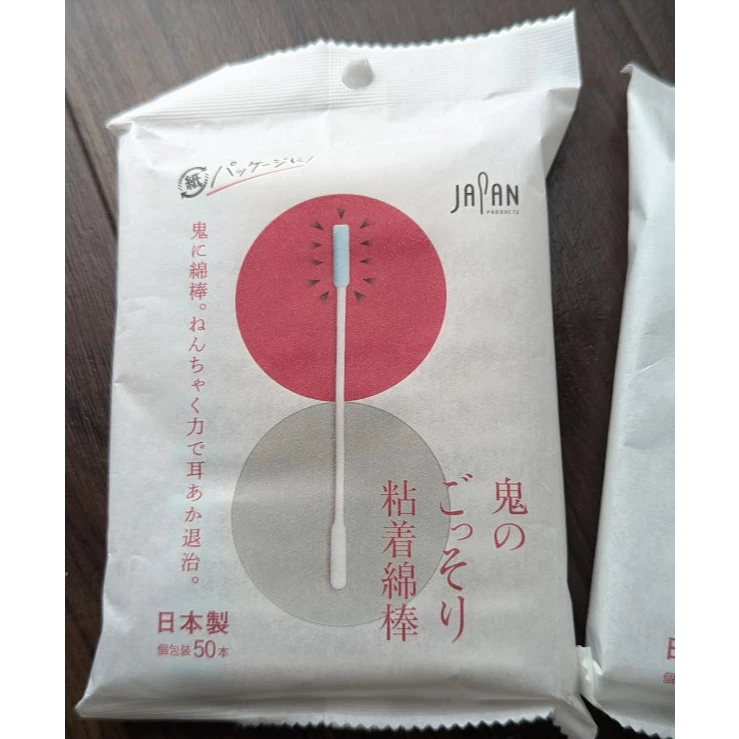 日本製/ 棉花棒 / 掏耳棒 / 黏式 挖耳棒 / 日式 /鬼之棉棒-細節圖2