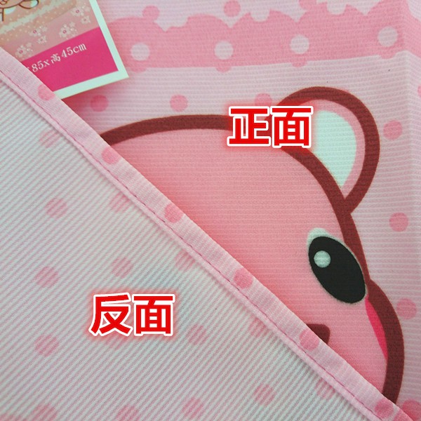 JG附發票~粉色 MOMO熊點點短門簾 正版授權 台灣製造 小熊門簾 小窗簾 冷氣孔簾-細節圖4