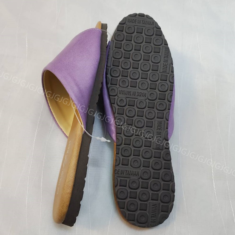 佳冠附發票~桃色 彩色莫蘭迪色彩拖鞋 台灣製居家皮革拖鞋 素色拖鞋 素面拖鞋 男女皮拖鞋 橡膠底防滑室內拖鞋   情侶鞋-細節圖4