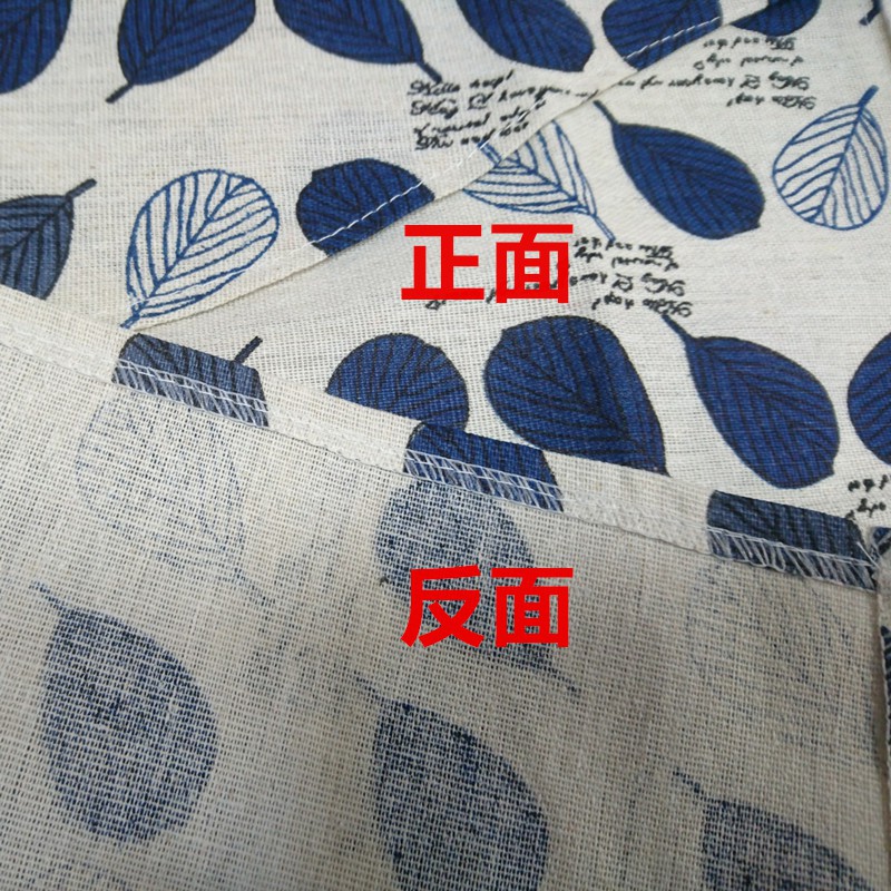 佳冠附發票~藍 葉子蝴蝶結短門簾 尺寸約:90*60CM.對開門簾 冷氣孔簾 櫃簾 小窗簾 不附門簾桿-細節圖3