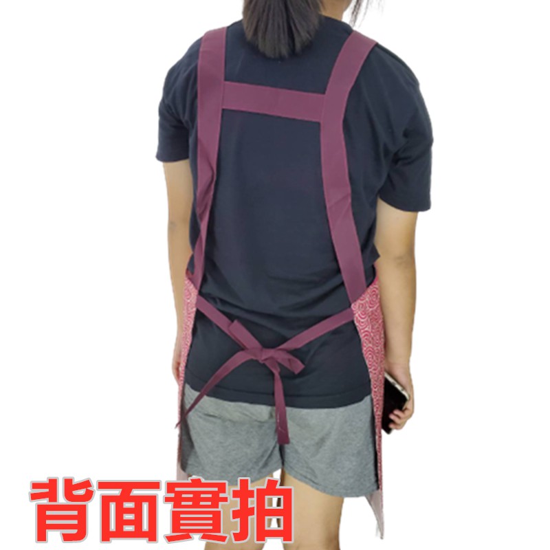 佳冠附發票~紅 彼得兔圍裙 狐狸傳奇圍裙 正版授權台灣製 ，二口袋圍裙圍廚房圍裙咖啡廳圍裙 餐飲圍裙-細節圖4