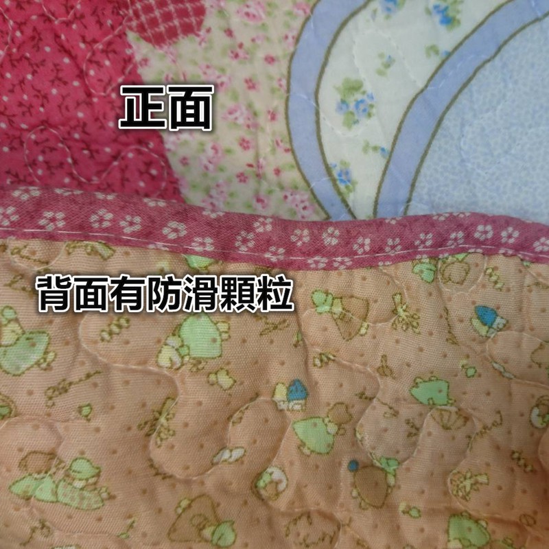 佳冠附發票~韓版拼布踏墊 尺寸約:40*60CM 吸水防滑踏墊室內踏墊 可當坐墊桌墊椅墊，可丟洗衣機。-細節圖5