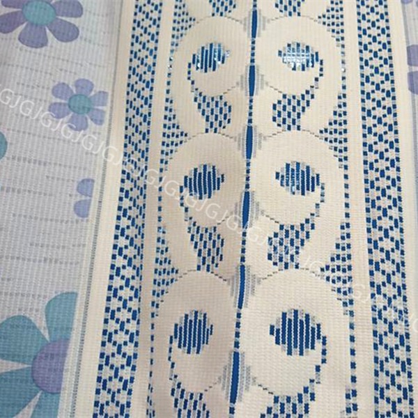 JG附發票~藍色 花朵門簾 針織紗長門簾可當風水簾，尺寸約85*150公分，壁簾 櫃簾 不附門簾桿-細節圖2