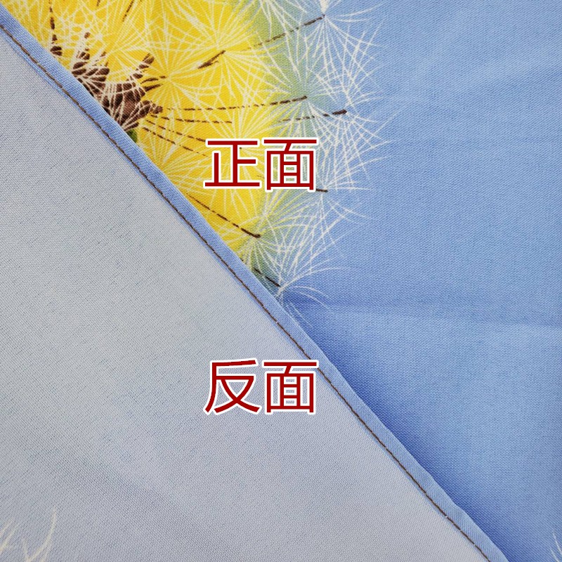 佳冠附發票~藍 加長蒲公英花園風水簾麻布風水簾門簾 自行車 腳踏車門簾，尺寸約:85*175CM 一片式無開 裝飾簾-細節圖4