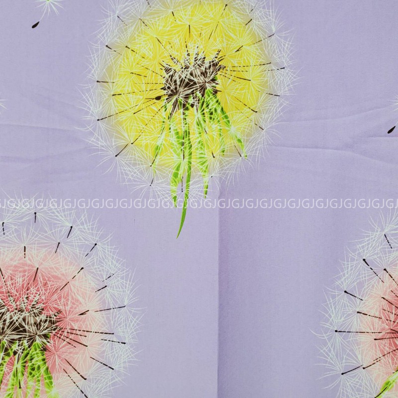 佳冠附發票~紫 加長蒲公英花園風水簾麻布風水簾門簾 自行車 腳踏車門簾，尺寸約:85*175CM 一片式無開 裝飾簾-細節圖3