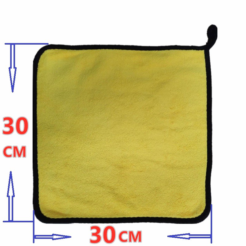 佳冠附發票~加厚擦車抹布 30*30CM加厚擦車毛巾 可掛式 珊瑚絨吸水抹布超細纖維抹布 擦車巾 洗車布 萬用擦拭布-細節圖2