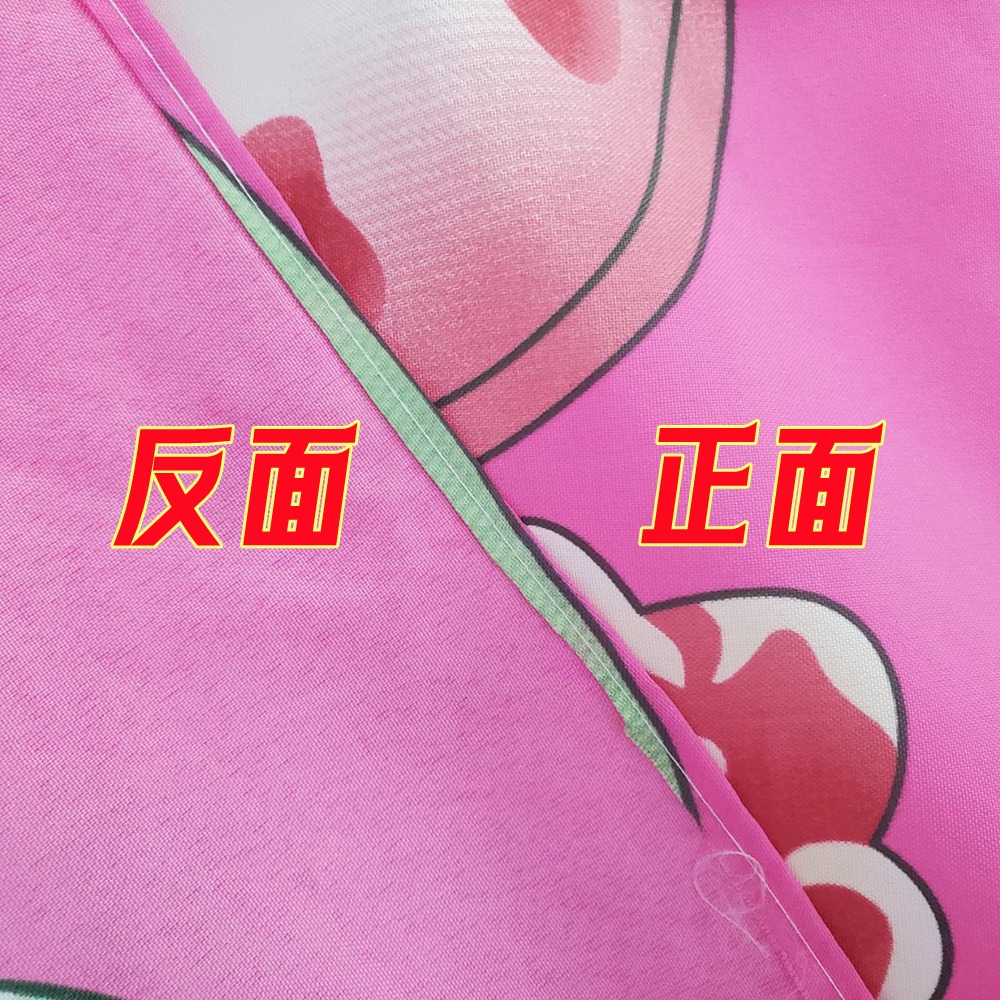 佳冠附發票～粉 仙人掌門簾 多肉植物門簾 日式一片式對開麻布長門簾，尺寸約80*150，櫃簾 壁簾 不附桿需另購-細節圖4