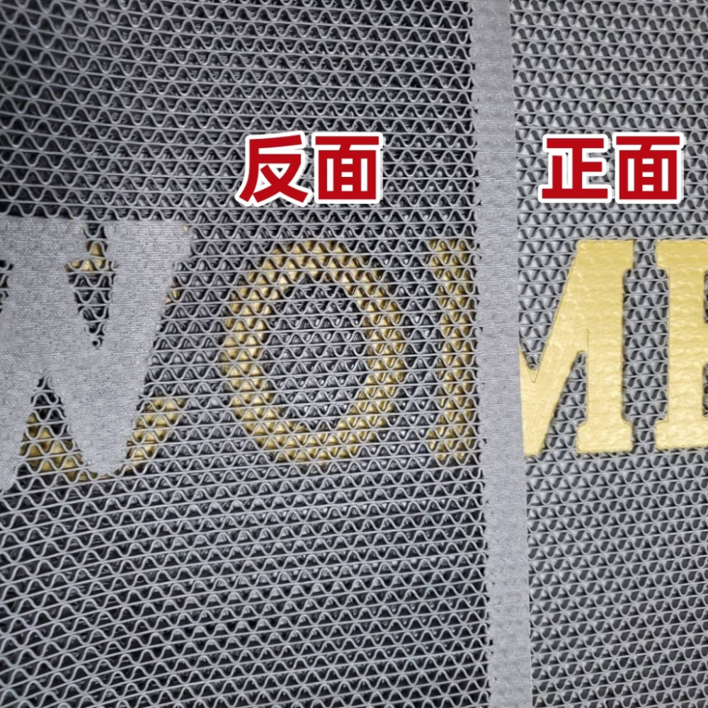 佳冠附發票~小40*60 鏤空耐磨刮泥踏墊踏墊 WELCOME歡迎光臨地墊 網眼漏水踏墊 鳳凰素色刮泥踏墊 門口墊-細節圖3