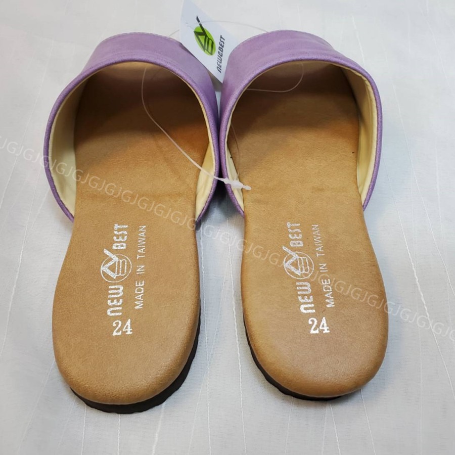 佳冠附發票~彩色莫蘭迪色彩居家拖鞋 台灣製皮革靜音拖鞋 素色拖鞋 素面拖鞋 男女皮拖鞋 橡膠底防滑室內拖鞋-細節圖8