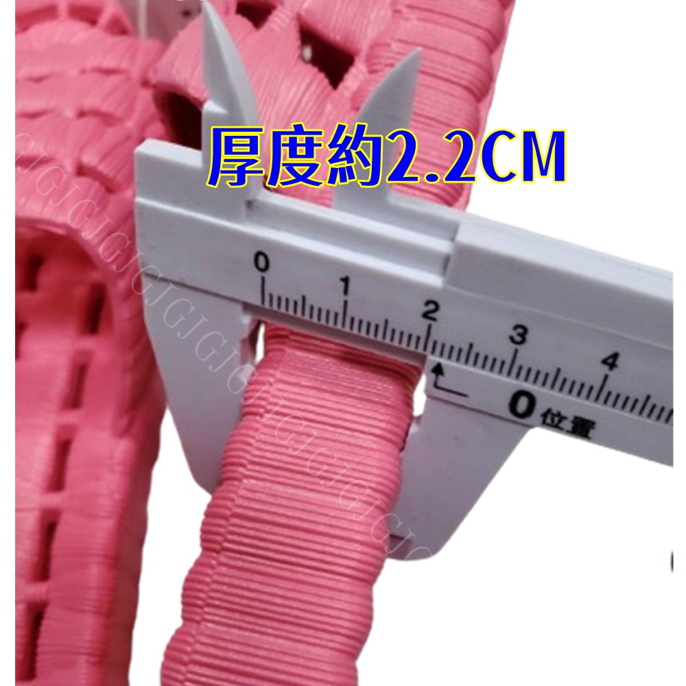 佳冠居家~台灣製造 YFM編織浴室拖鞋 排水拖鞋 防水防滑男女室內拖鞋 PVC材質 一體成型拖鞋 一字拖鞋-細節圖4