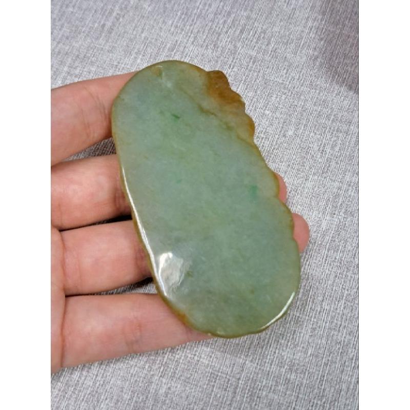 逸品軒～天然緬甸玉A貨-Z5841-灑金龍牌長76.4mm寬37.5mm厚11mm💰特價1500元🐉🐲佩戴翡翠龍牌，代表-細節圖6