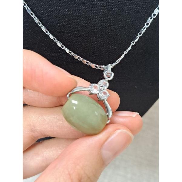 天然緬甸玉A貨-Z4190-路路通墜子直徑16.1mm厚13mm孔徑4mm💰特價320元🌸925銀台-細節圖4