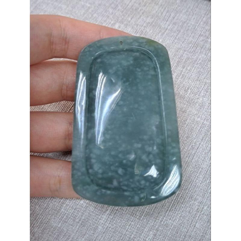 逸品軒～天然玉A貨-Z5864-瓜料龍牌墜子長66.2mm寬40.4mm厚13.4mm💰特價2680元🐲翡翠龍牌寓-細節圖4