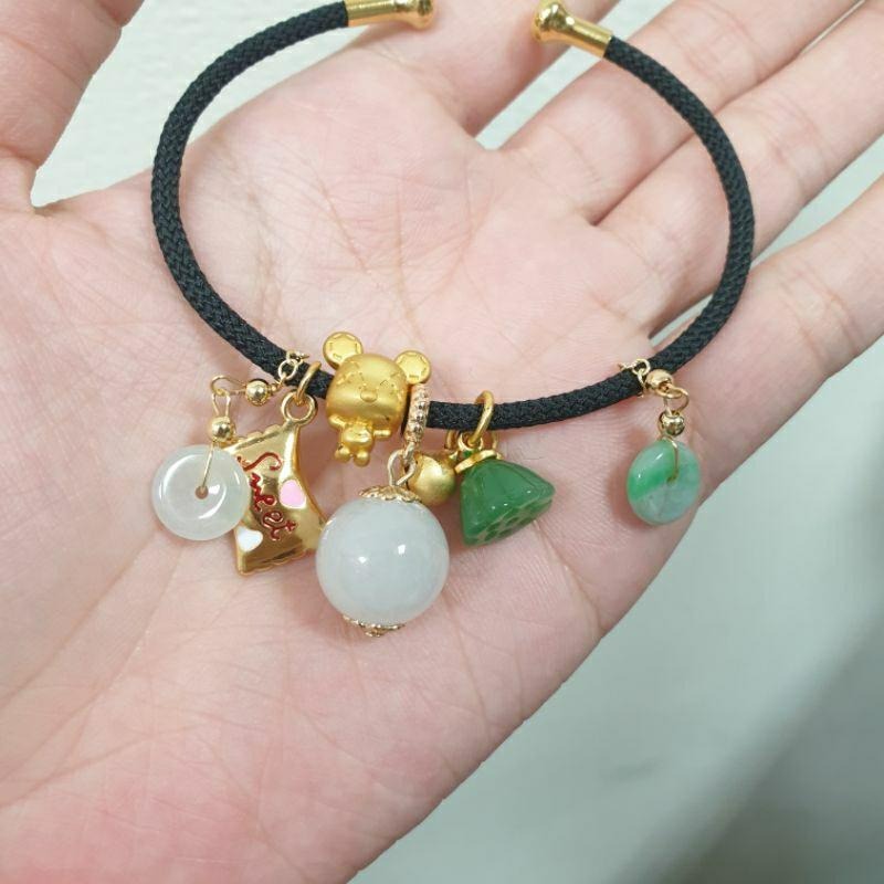 逸品軒～天然緬甸玉A貨-C1837-翡翠手鍊💰特價999元• 適合手腕14公分配戴-細節圖2