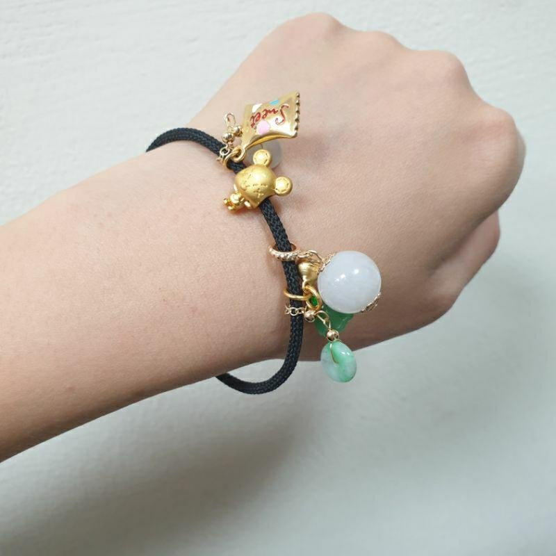 逸品軒～天然緬甸玉A貨-C1837-翡翠手鍊💰特價999元• 適合手腕14公分配戴-細節圖5