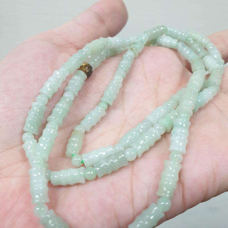 天然緬甸玉A貨-C1401-果綠珠鍊珠寬5mm總長30.5公分💰特價699元
🔸️非彈力繩-細節圖3