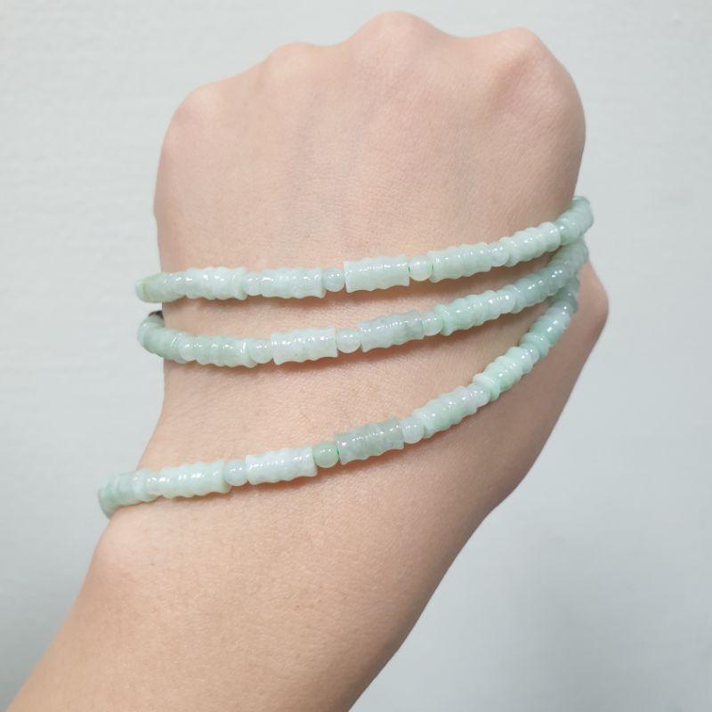 天然緬甸玉A貨-C1401-果綠珠鍊珠寬5mm總長30.5公分💰特價699元
🔸️非彈力繩-細節圖4