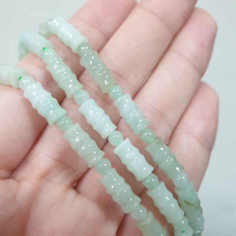 天然緬甸玉A貨-C1401-果綠珠鍊珠寬5mm總長30.5公分💰特價699元
🔸️非彈力繩-細節圖5