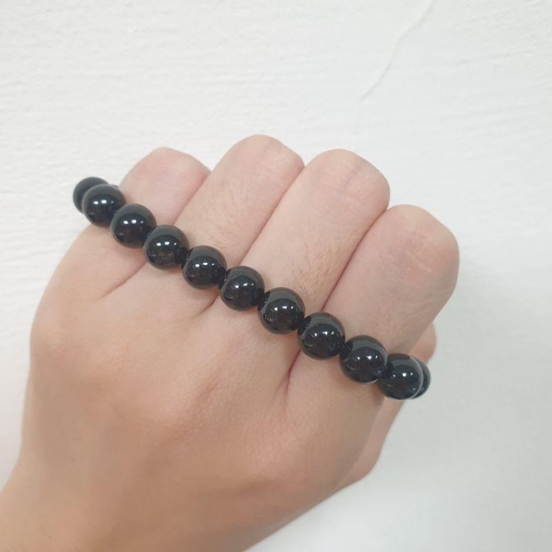 逸品軒~天然翡翠A貨-C1568-瓜料墨翠手珠  珠寬7.8mm  💰售價999元  🔸️適合手腕14公分配戴-細節圖4