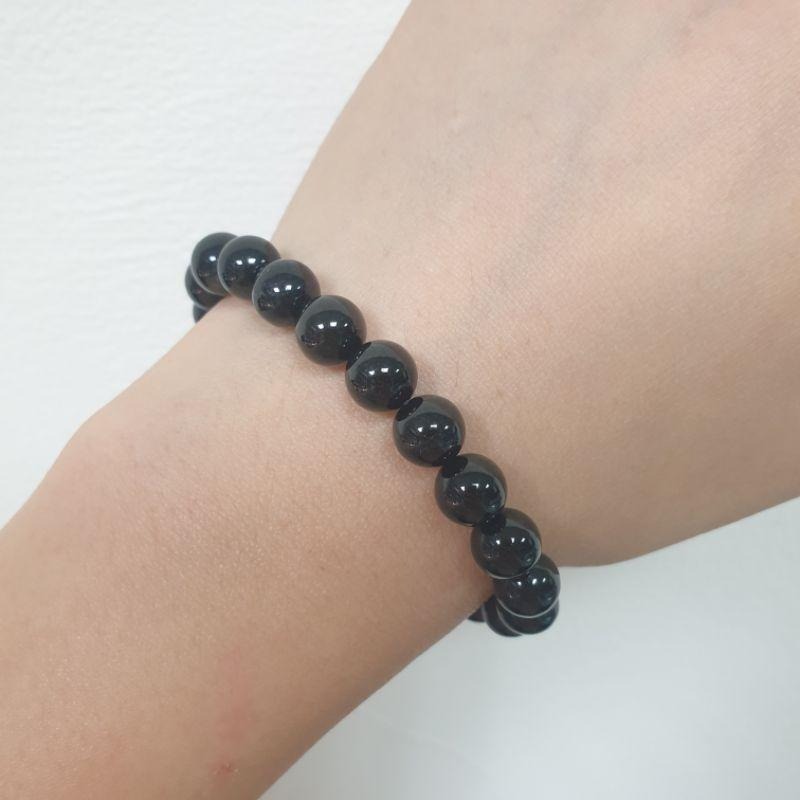 逸品軒~天然翡翠A貨-C1568-瓜料墨翠手珠  珠寬7.8mm  💰售價999元  🔸️適合手腕14公分配戴-細節圖5