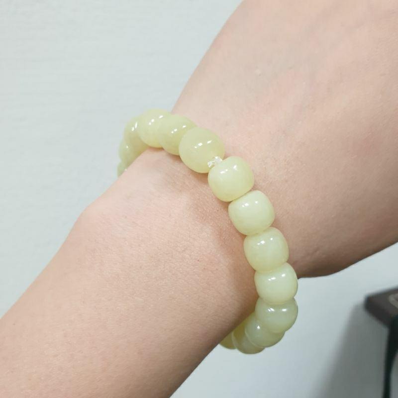 天然和田玉手珠-C1798-珠寬9.8mm💰特價888元🔸️適合手腕15公分配戴-細節圖2