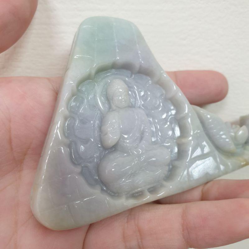 天然緬甸玉A貨-O0307-佛祖香插香座高61.4mm寬106.7mm厚13.3mm💰特價2088元-細節圖5