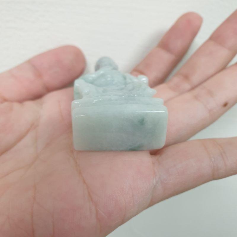 天然緬甸玉A貨-O0233-關公擺件長59.7mm寬27.7mm厚15.1mm💰特價888元-細節圖4