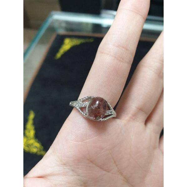 清料異象水晶戒指-J0055-珠寬9.4mm
💰特價499元
🌟925銀戒，活動戒圍。-細節圖4