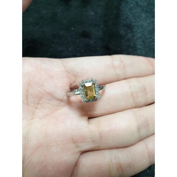 黃水晶戒指-J0065-長約6.8mm
寬約4.7mm
💰特價499元
🌟925銀戒，活動戒圍。-細節圖5