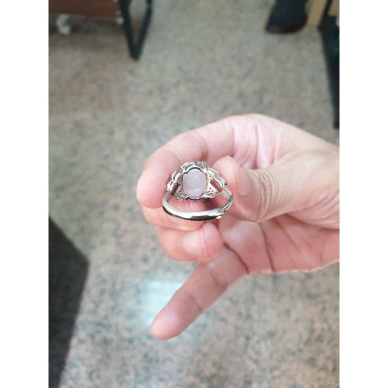 天然緬甸玉A貨-玫瑰造型戒指-J0034-寬13.7mm厚6.8mm♥️特價500元 ⭐可調戒圍 ⭐-細節圖7