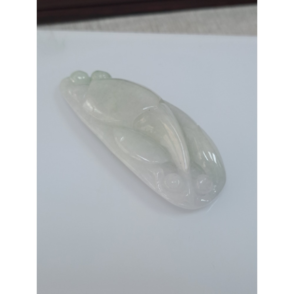 逸品軒～天然緬甸玉A貨-Z5928-安居樂業墜子- 長約65.1mm 寬約26.9mm 厚約14.3mm ♥️特價666-細節圖3