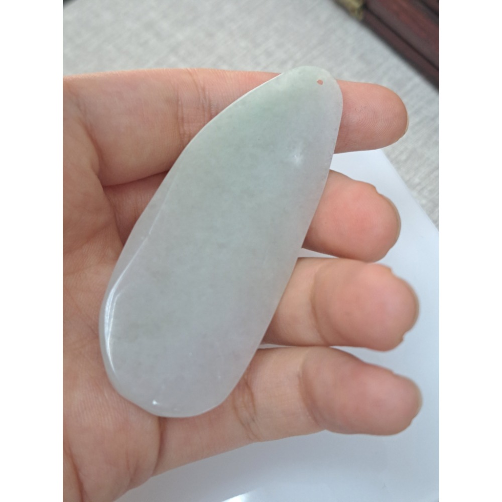 逸品軒～天然緬甸玉A貨-Z5928-安居樂業墜子- 長約65.1mm 寬約26.9mm 厚約14.3mm ♥️特價666-細節圖5