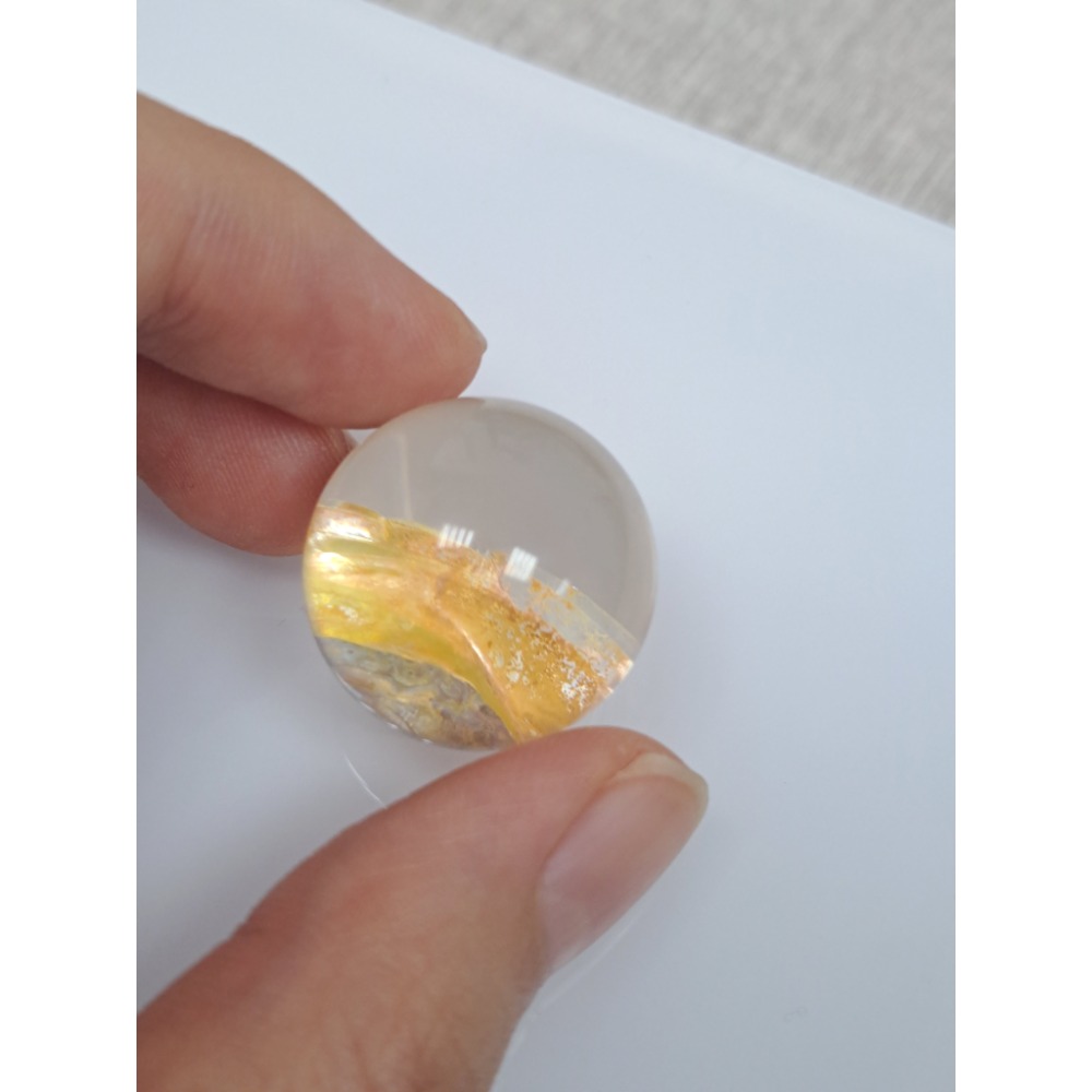 逸品軒~O0395-清料異像水晶球- 球徑21.2mm ♥️特價600元  🌟異像水晶有聚吉避凶的特殊能量磁場。 由於-細節圖5