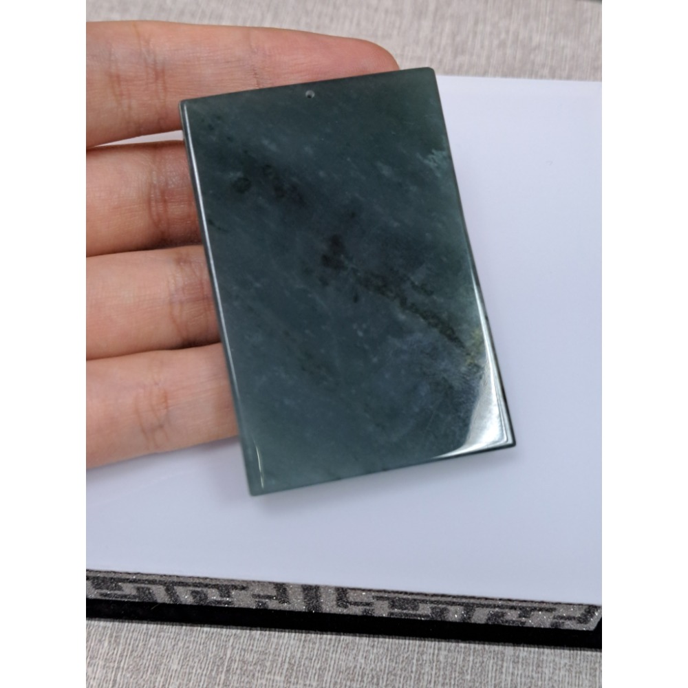 逸品軒~天然玉A貨-Z5937-瓜料星座牌射手座墜子 長60mm寬40mm厚7.7mm 💰特價1800元 ⚠️購買前請-細節圖5