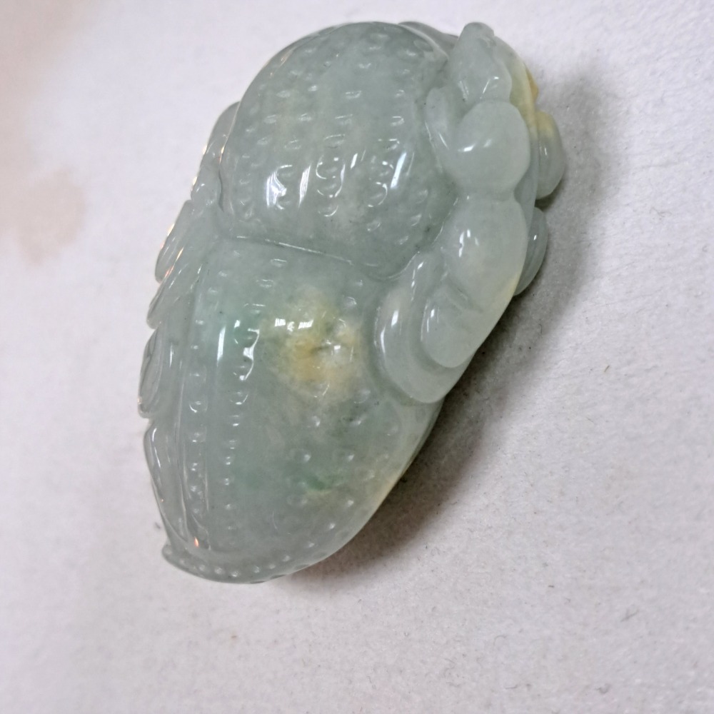 逸品軒～天然緬甸玉A貨-Z5949-細糯花生墜子 長50.7mm寬29.9mm厚22.3mm 💰特價1280元 🔸️-細節圖5