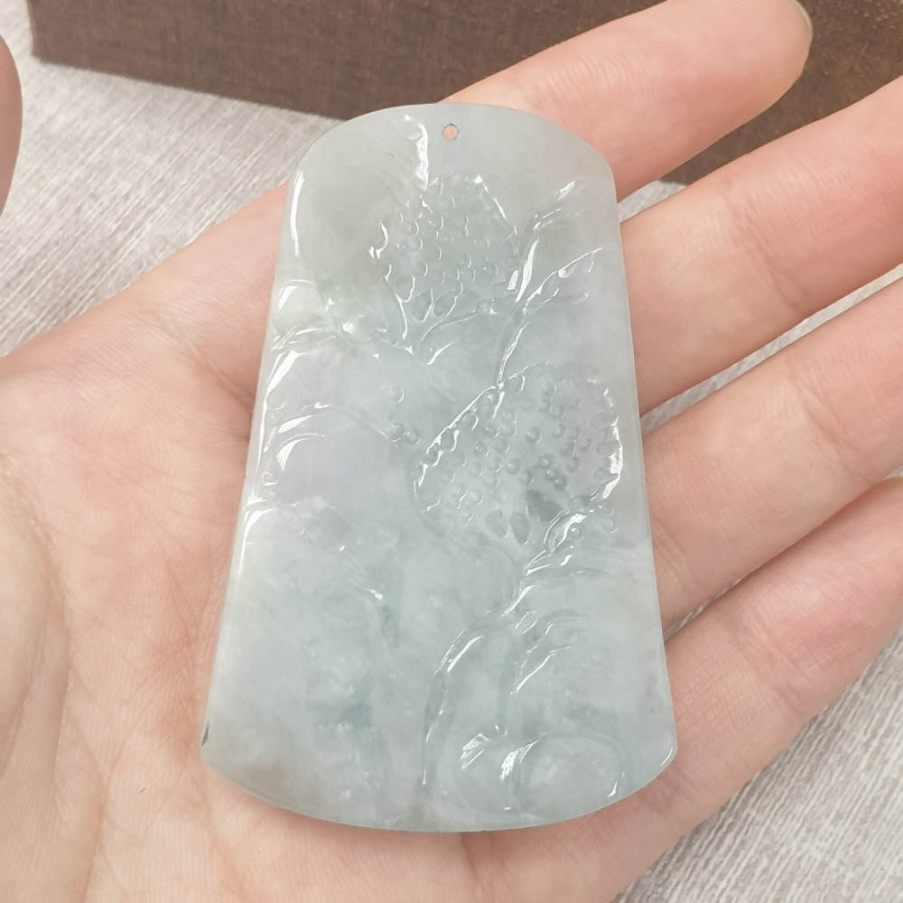 逸品軒～天然緬甸玉A貨-Z6186-山水貴人墜子  長61mm寬37.5mm厚12.7mm  💰特價2280元-細節圖2