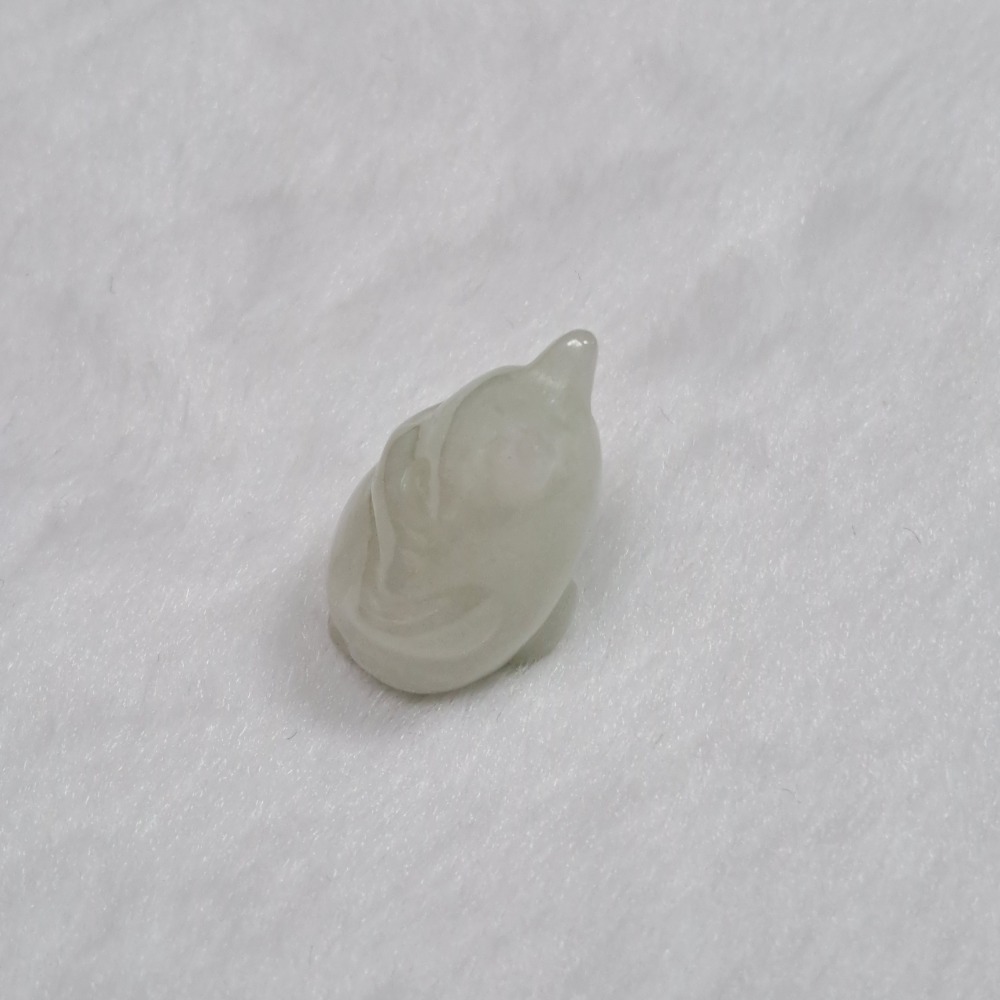 逸品軒～天然緬甸玉A貨-O0429-貓貓小擺件 高25.6mm寬18.5mm厚14.6mm-細節圖5