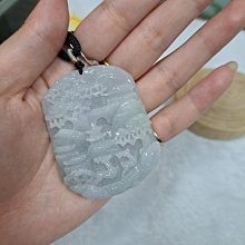 逸品軒~天然緬甸玉A貨  -Z6537春彩山水梅花鹿  長54.6mm寬45mm厚12.7mm  💰特價1800元-細節圖5