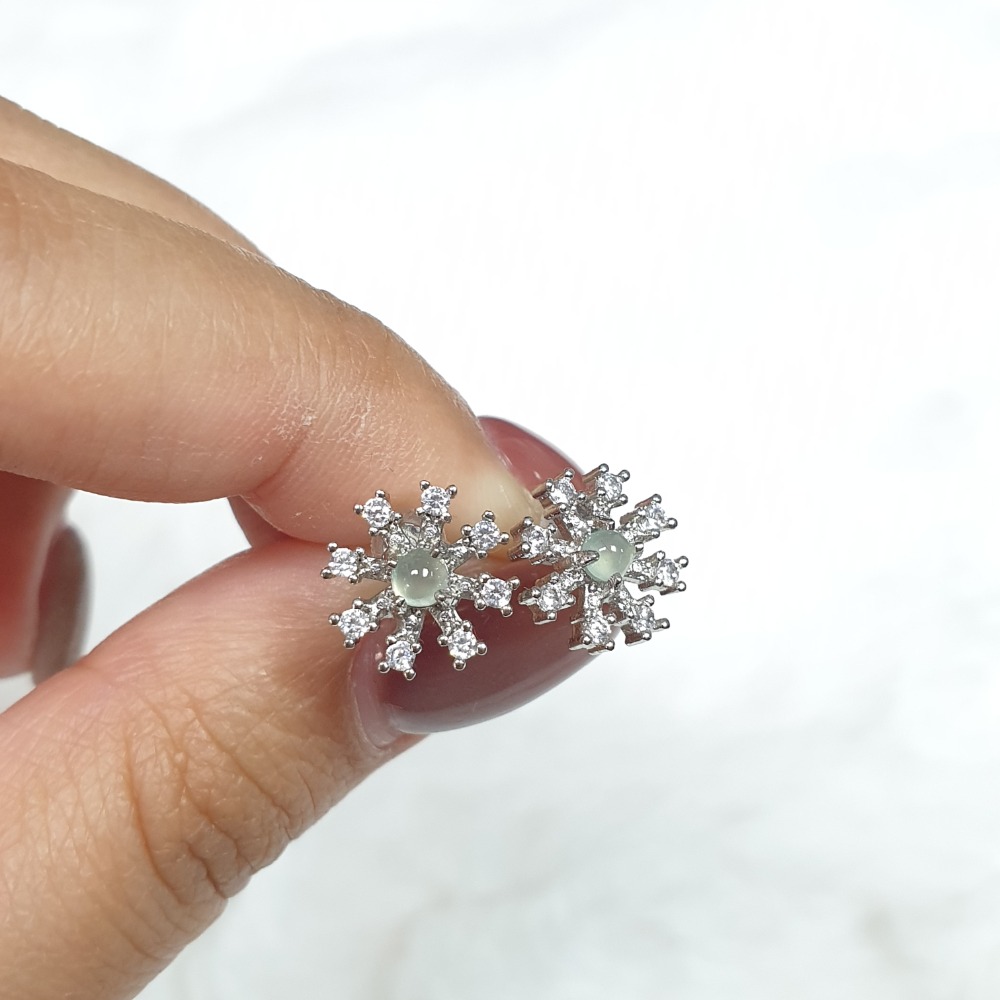 逸品軒～天然緬甸玉A貨-Z6801-翡翠飾品三件套組  內含項鍊／耳釘／可調式戒指-細節圖5